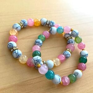 Two pack Bracelets. Strong elastic, Stretchy